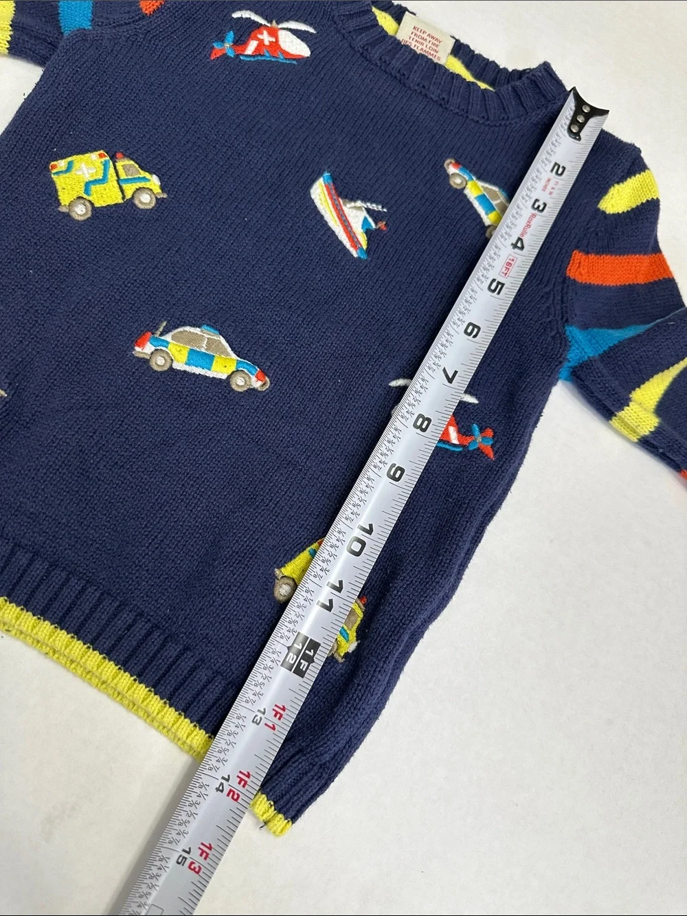 Lot of 2 Ministry Of Rascals Knit Sweater Embroidered Toddler 3T - Picture 8 of 11